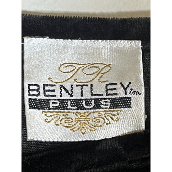 Bentley Burnout Floral Top 1X Black Whimsigoth Boho Western Goth Grunge Classic - Picture 2 of 10